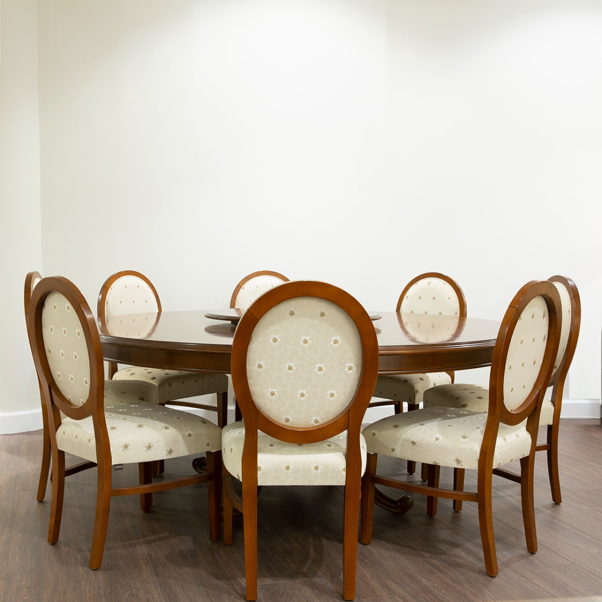 Lazy Susan dining set (9 pieces) Scappini