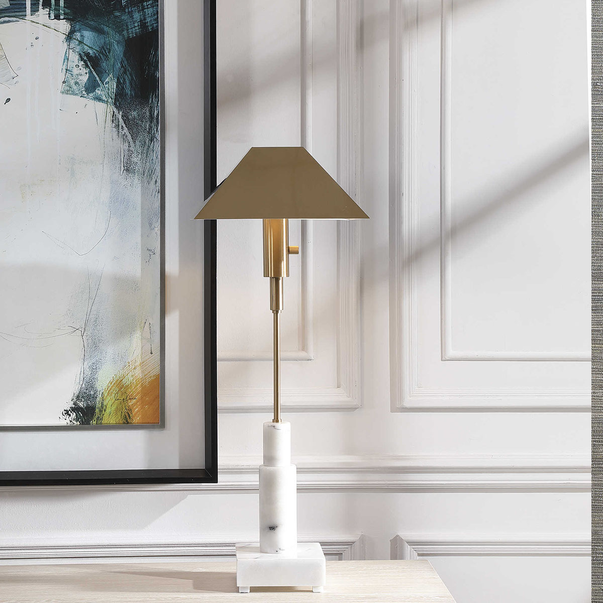 Telescope buffet lamp Uttermost