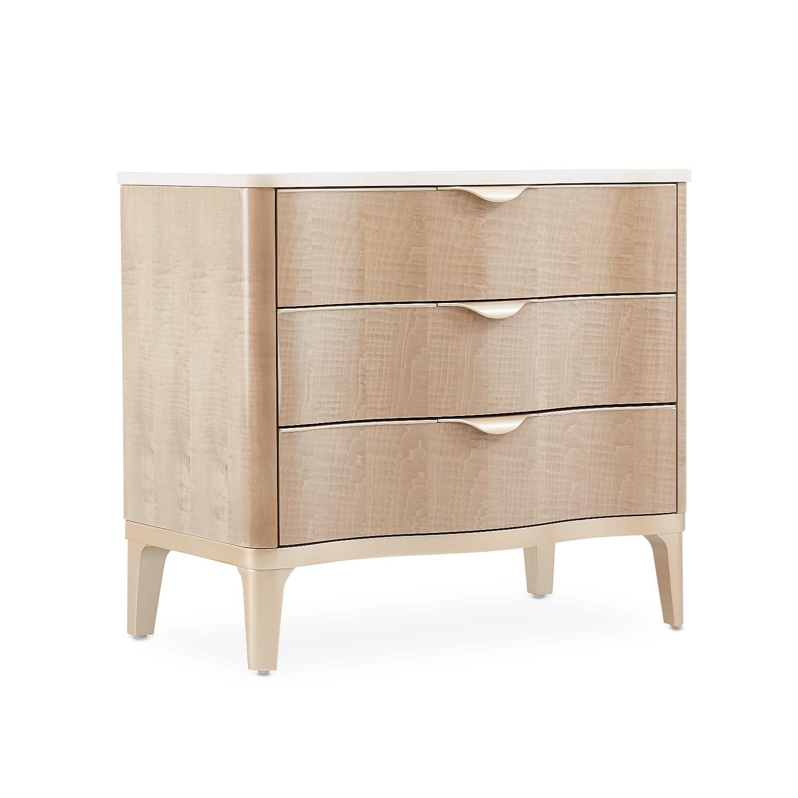 Malibu crest chardonnay bedside table- Michael Amini
