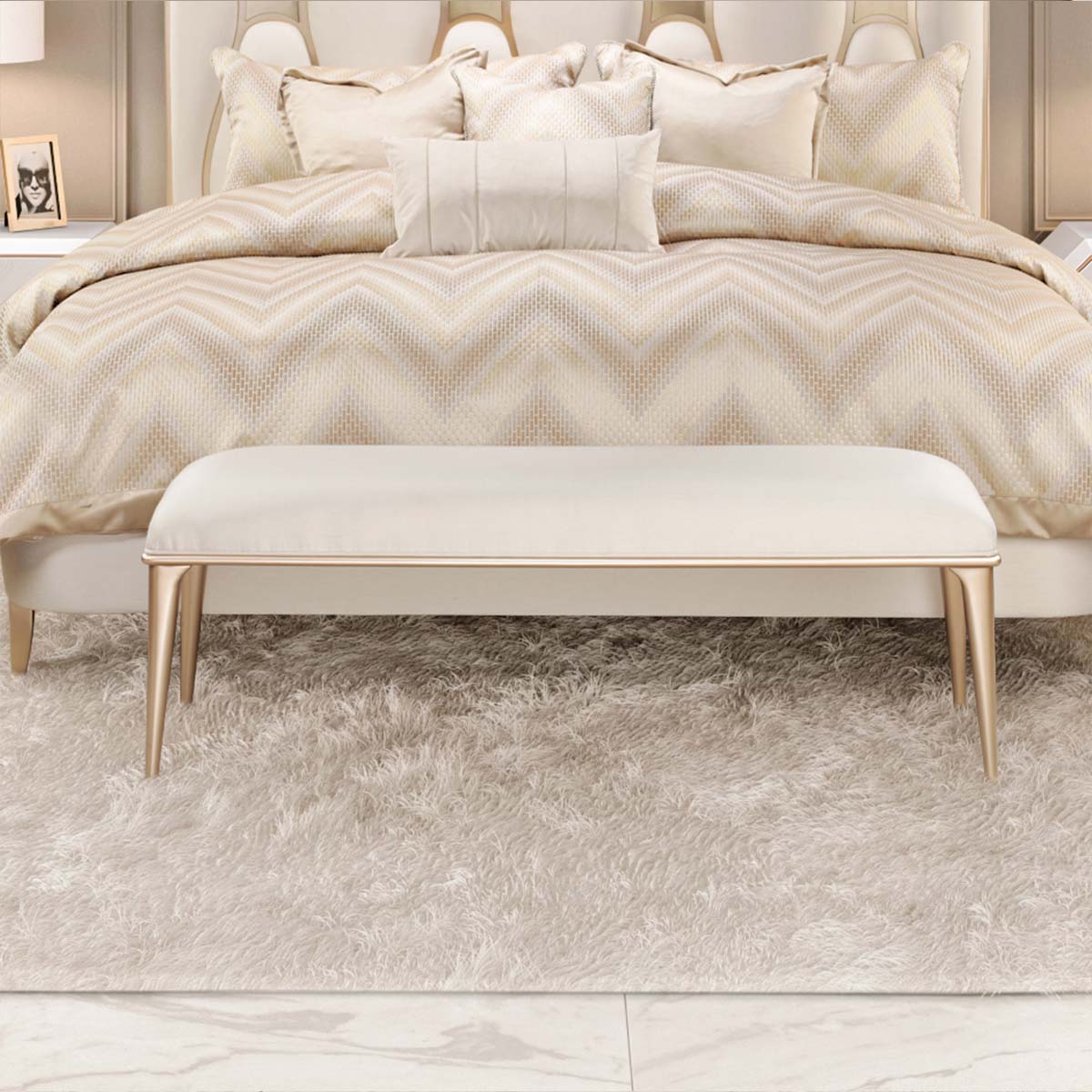 La rachelle bench- Michael Amini