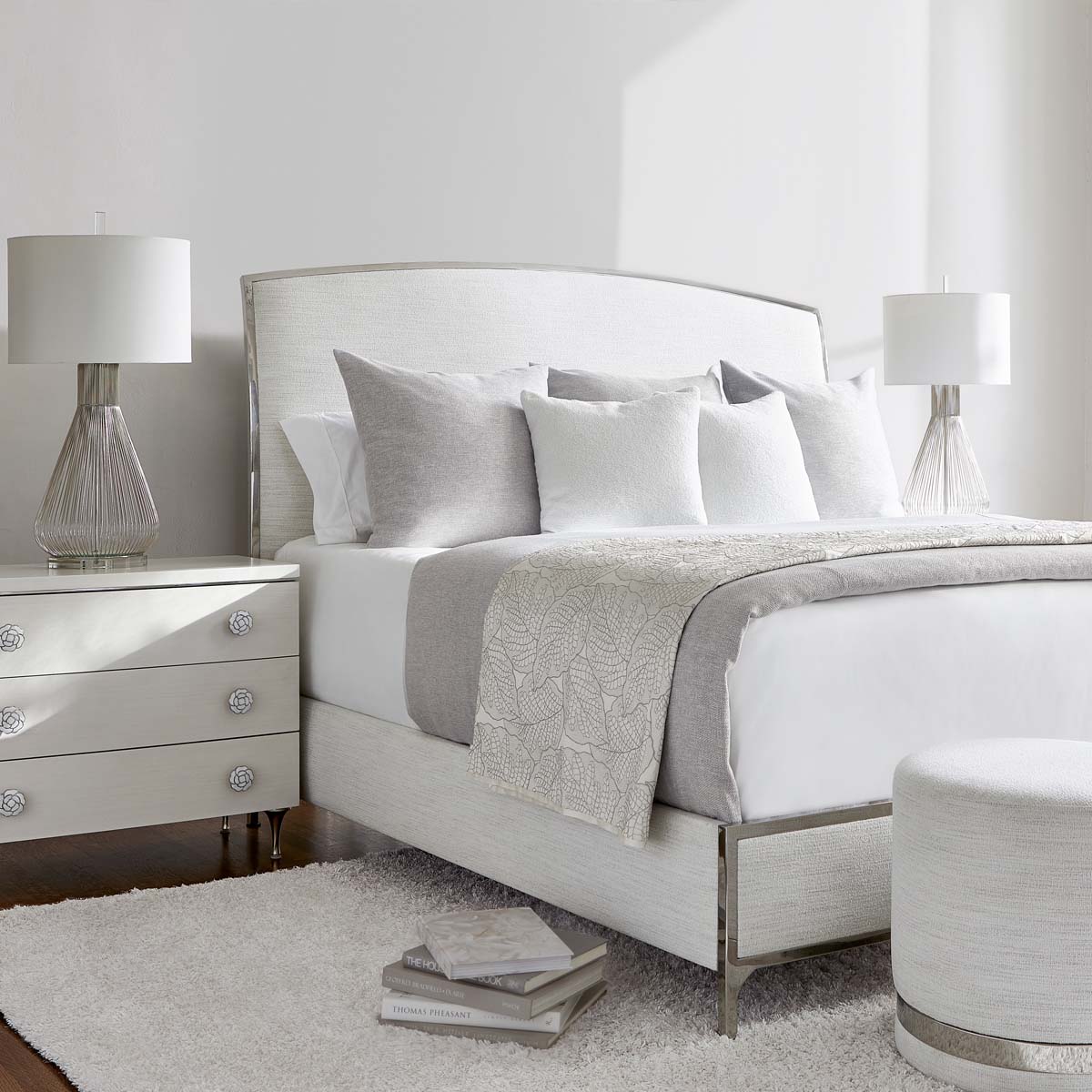 Silhouette panel bedroom set Bernhardt