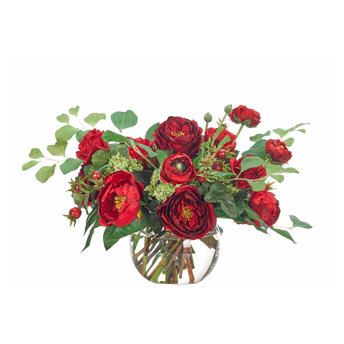 Tilted artificial flowers and plants Ndi