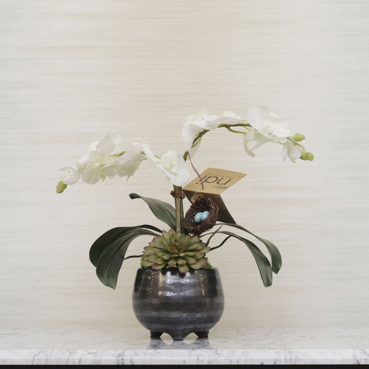 Dwarf orchids artificial flowers and plants Ndi