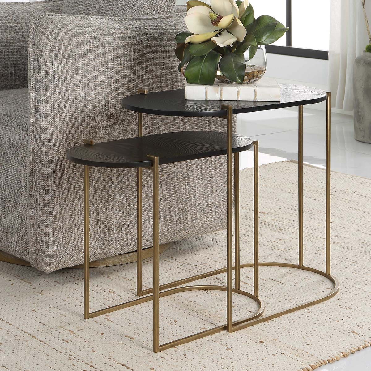 Aztec nesting tables (set of 2)- Uttermost