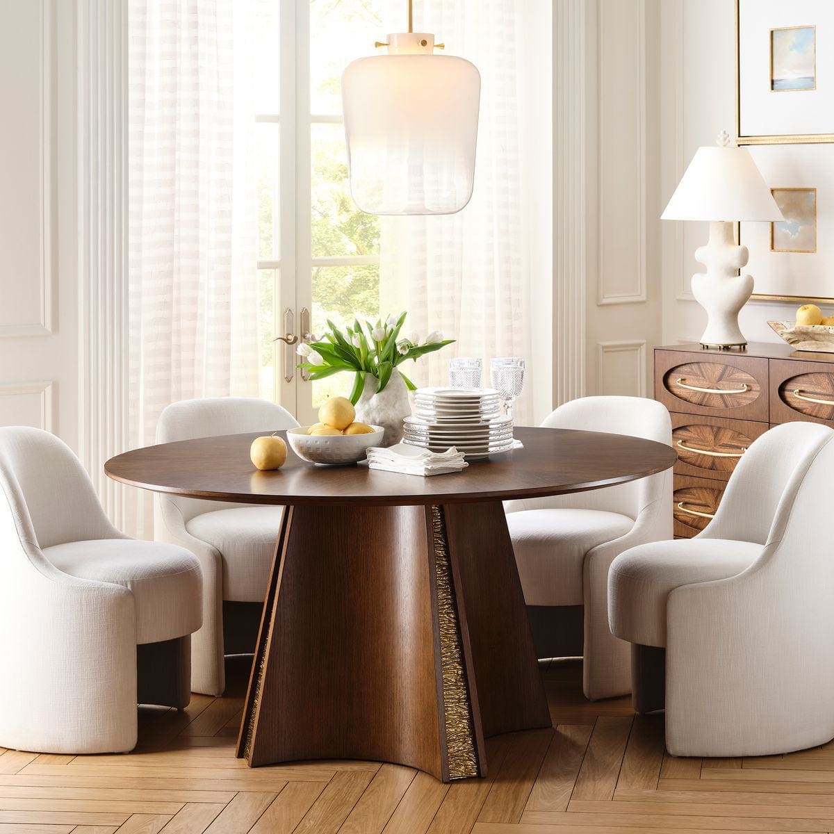 Gold rush dining table- Uttermost