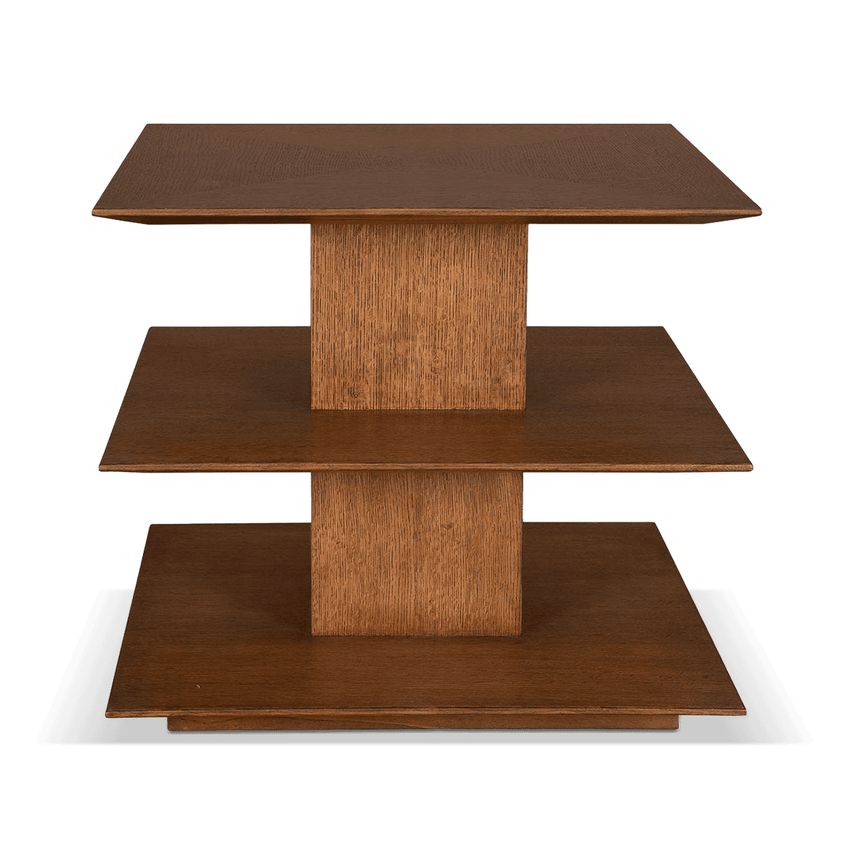 Stash it cocoa brown side table- Uttermost