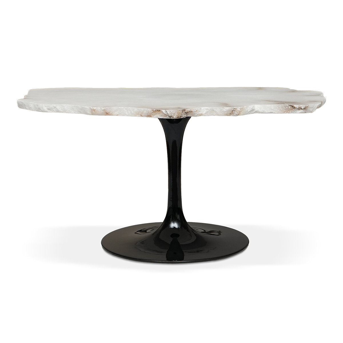 Alabaster large corner table