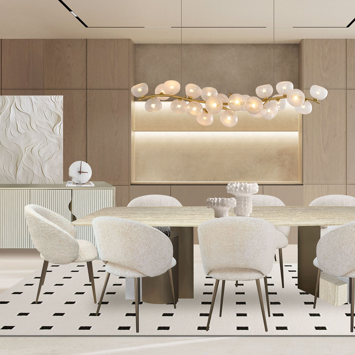 طقم طاولة طعام أورا