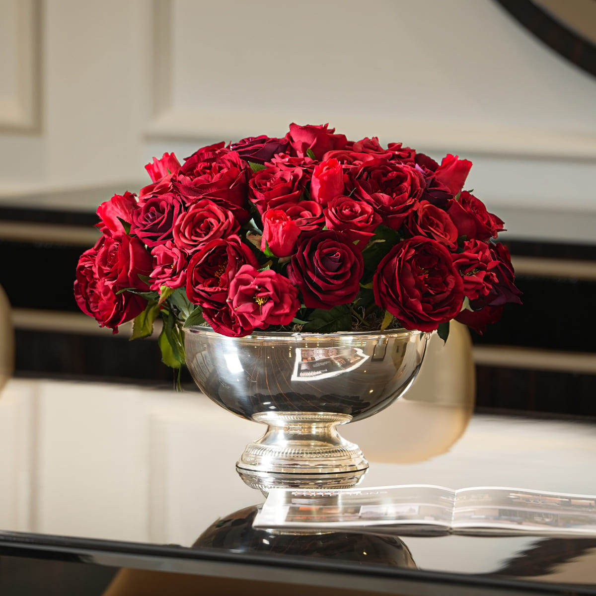 Rose faux arrangement