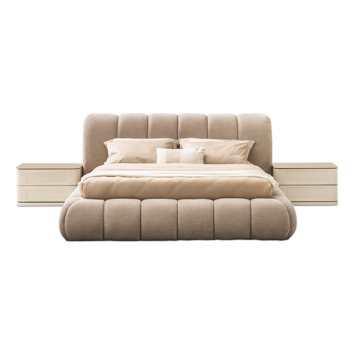 طقم سرير منجد سوهـو