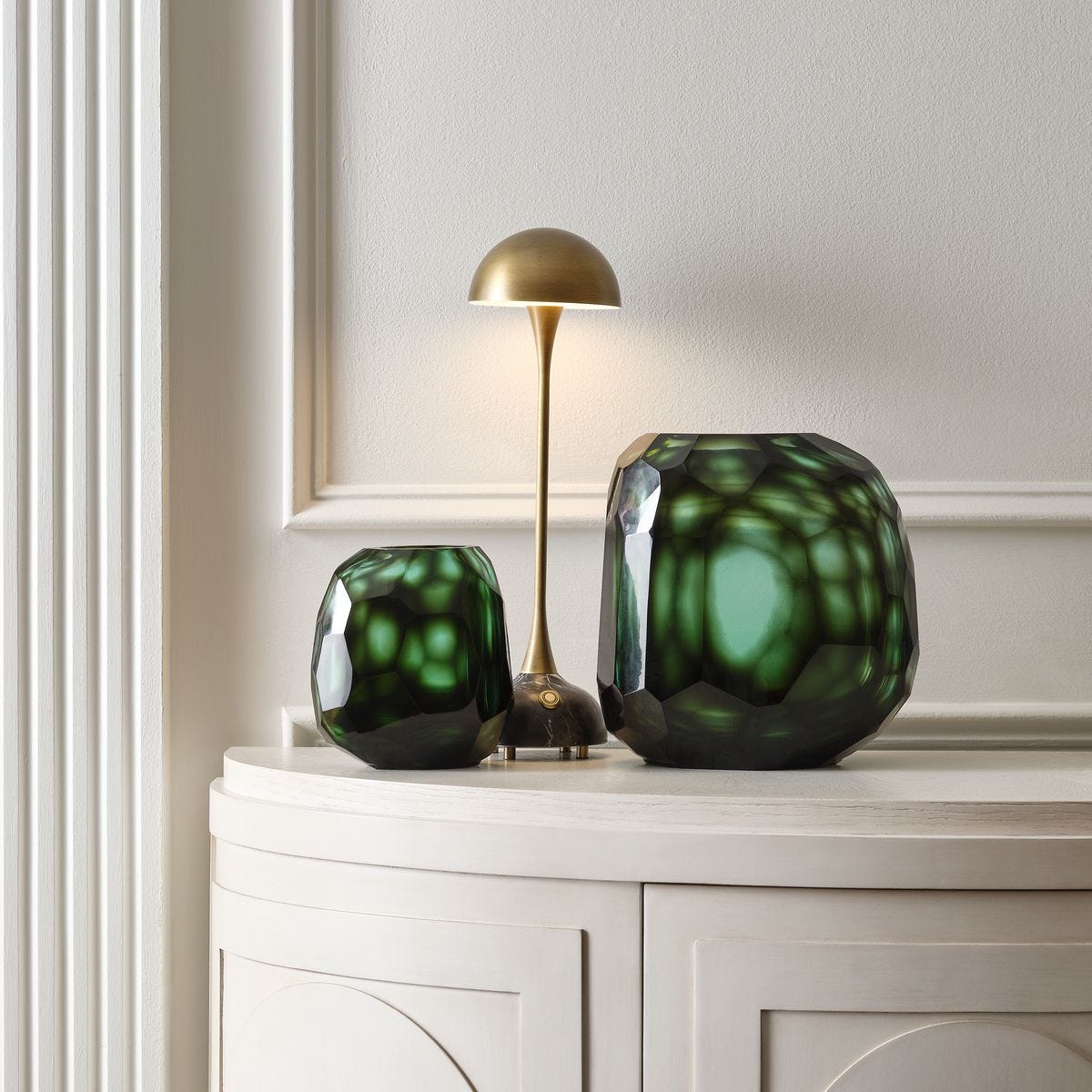 Emerald small vase- Uttermost
