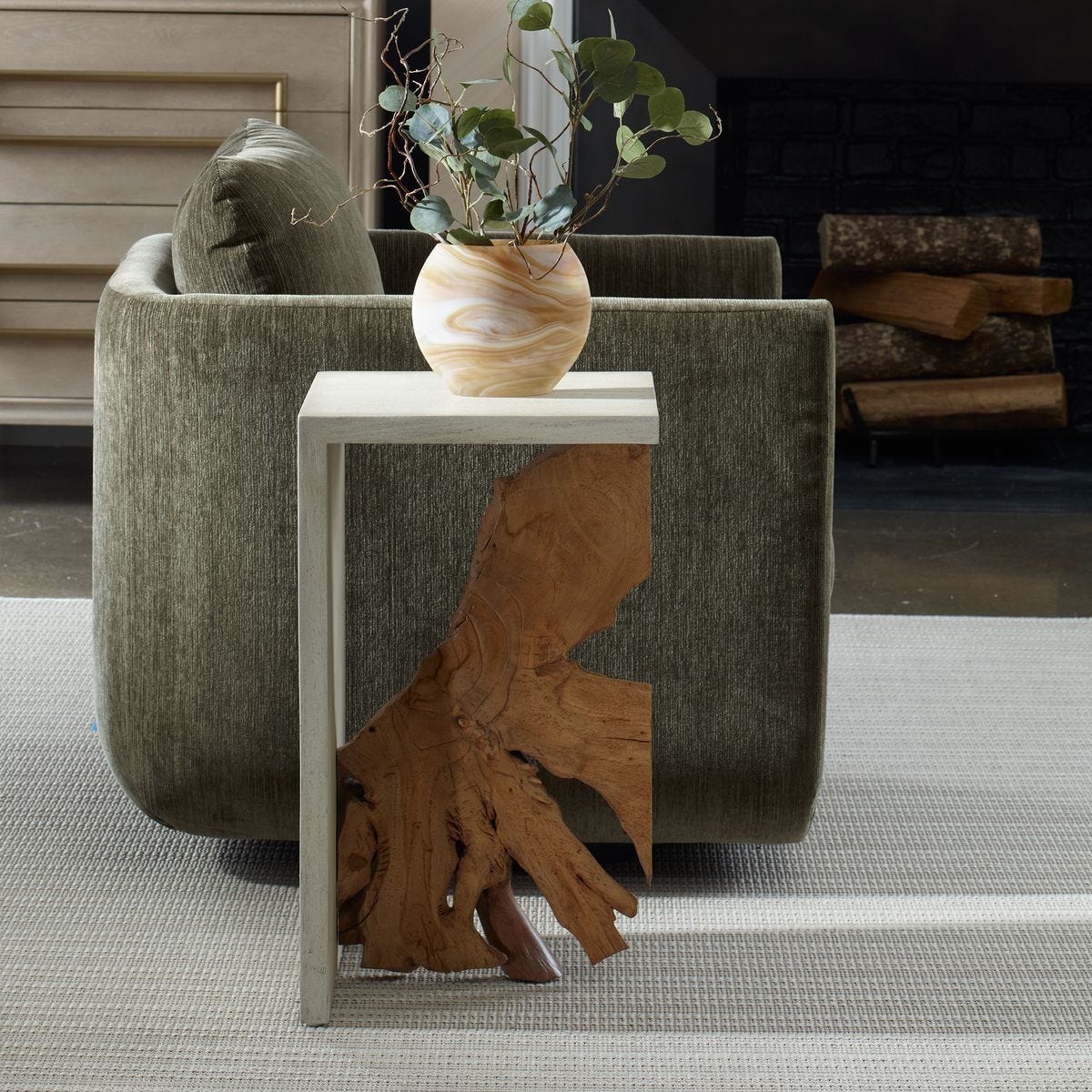 Intersect accent table- Uttermost