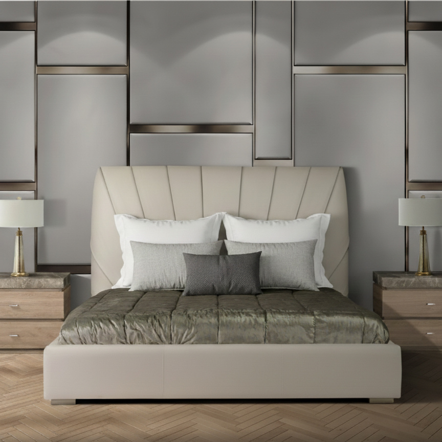Goya king bed- Stone International