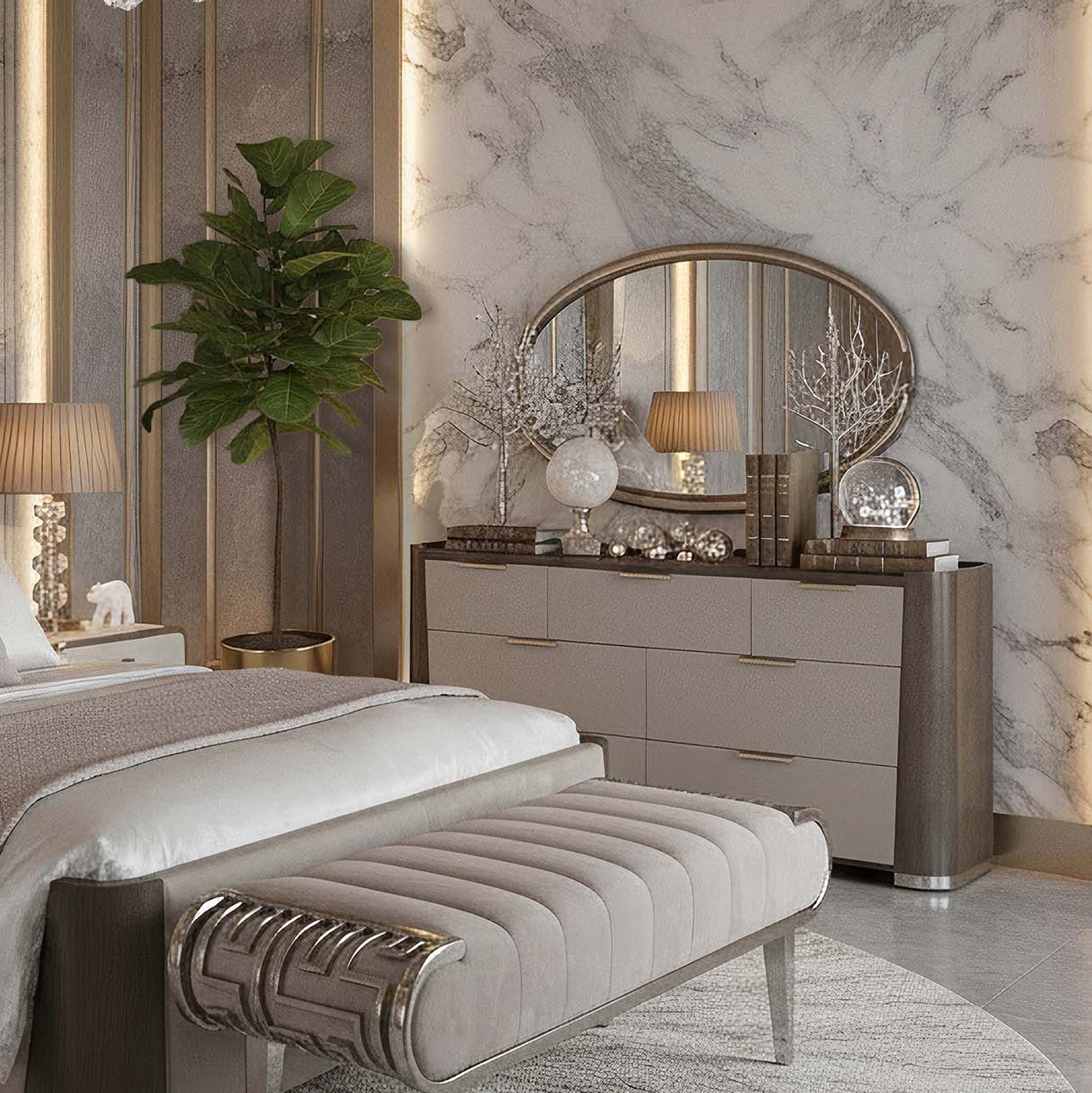 Roxbury Park dresser - Michael Amini