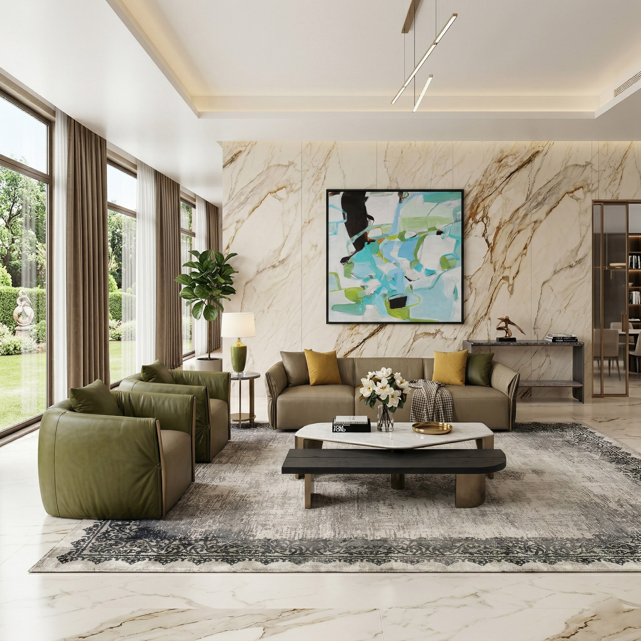 Abigail 4 seater sofa