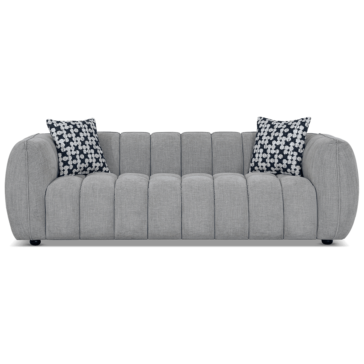 Oakcrest grey 3 seater sofa