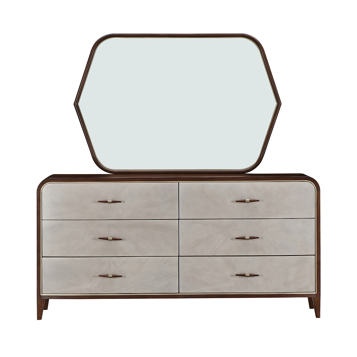 Houston dresser and mirror- Michael Amini
