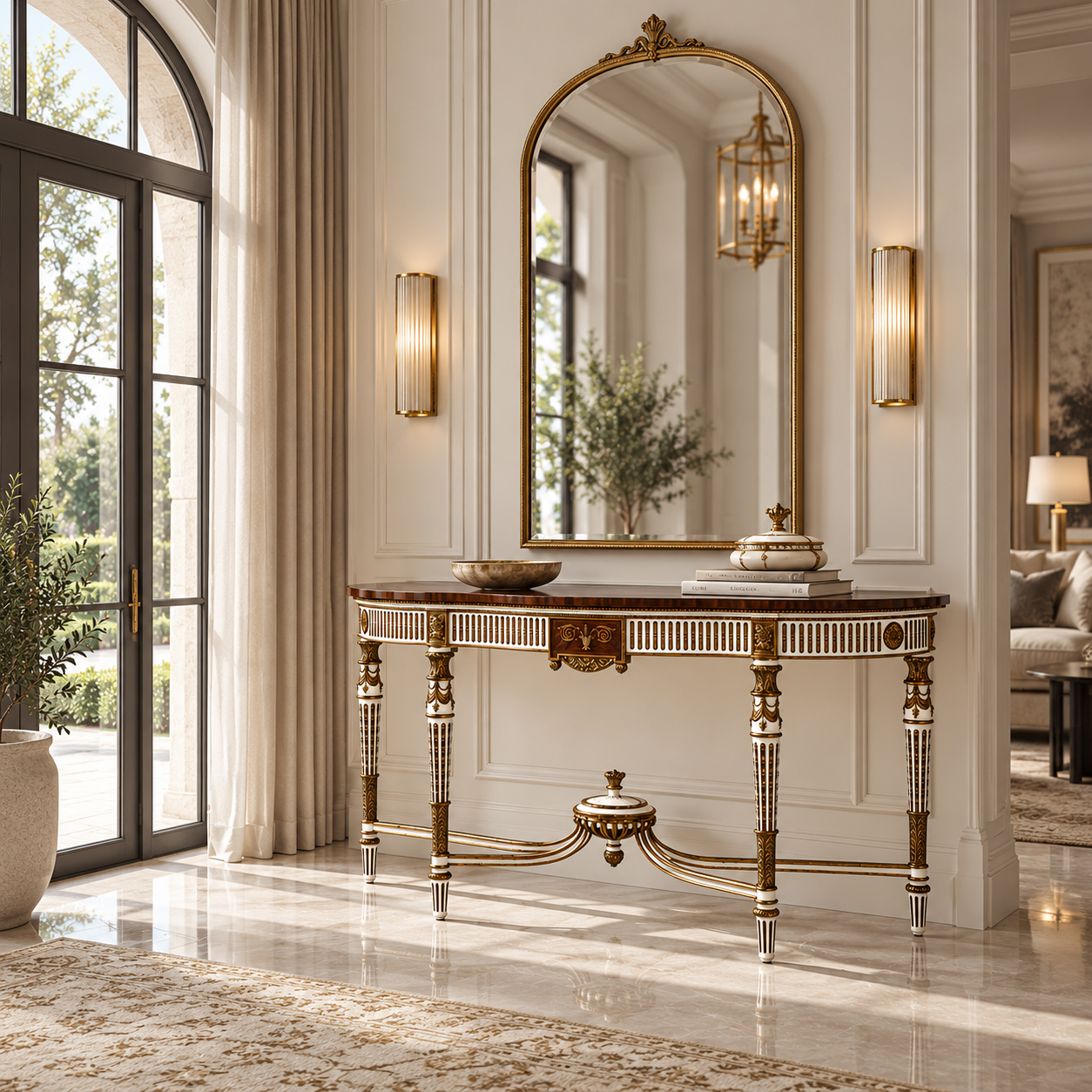 Sheraton console table