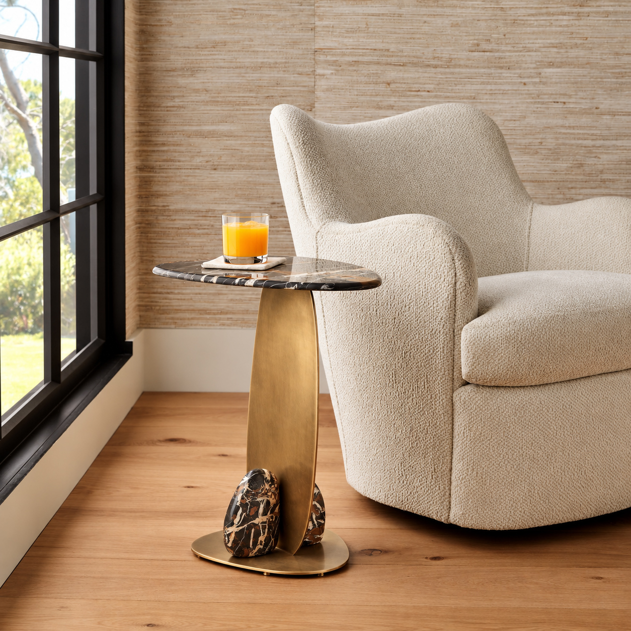 Rock formation accent table- Uttermost
