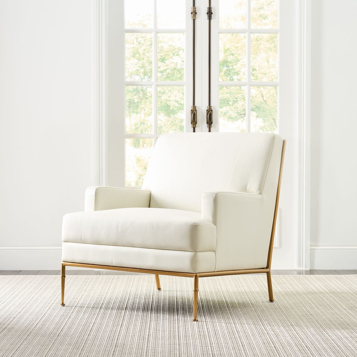 Fretwork accent chair- Uttermost