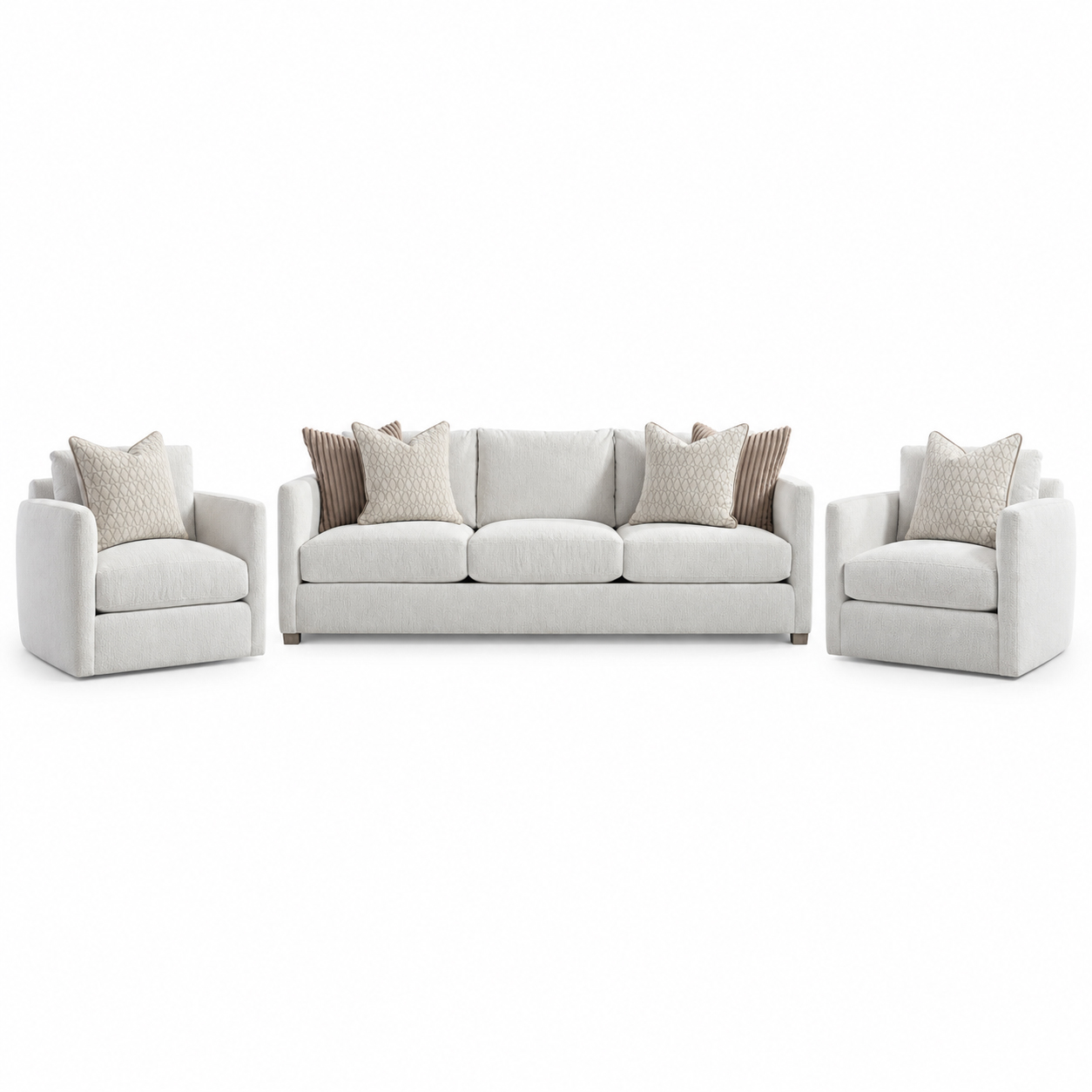 Rory fabric sofa set- Bernhardt