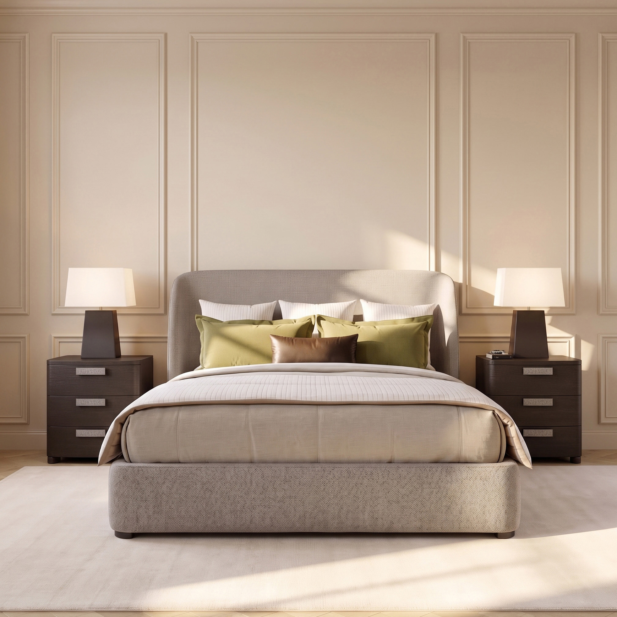 Geneve shelter king sized bedroom set- Bernhardt